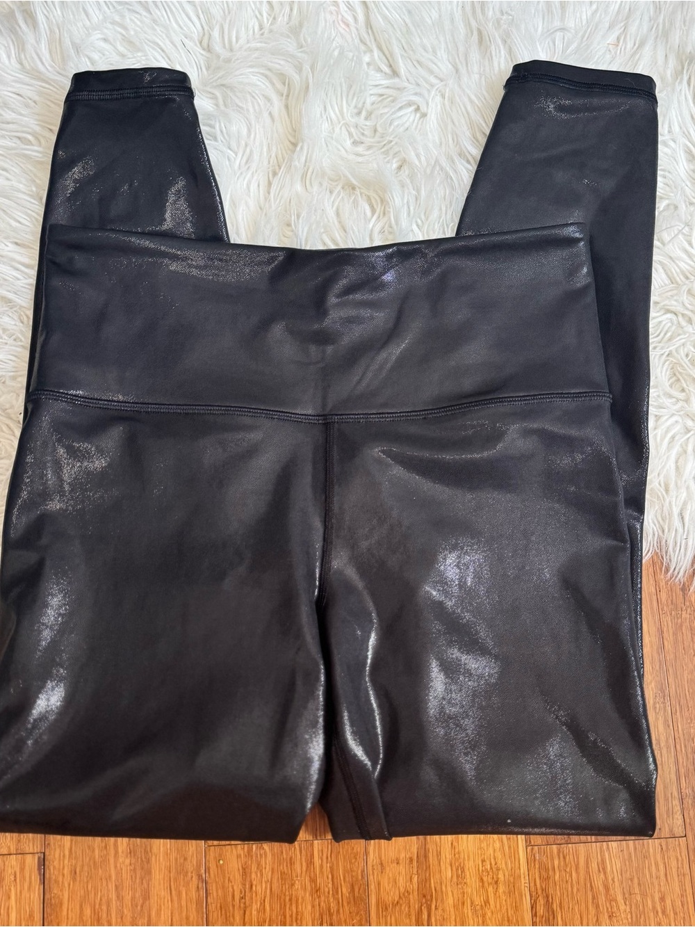 Athleta elation shine tights size medium-black leggings - Picture 6 of 8